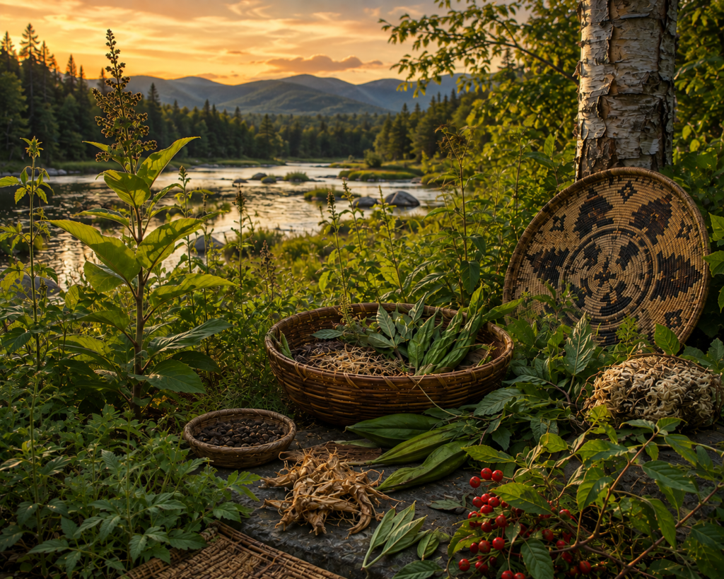 Native American ethnobotany along with traditional plant uses