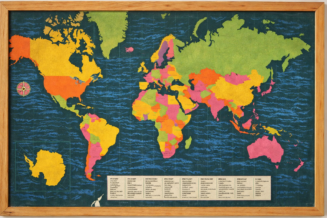 Map of the World Eco-Friendly Teaching Strategies
