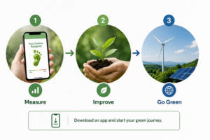 Carbon Footprint Calculator Apps infographic